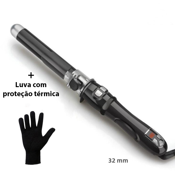 Modelador de Cachos Rotativo Skin Care™ Lançamento 2024 (Bivolt 110-240v)