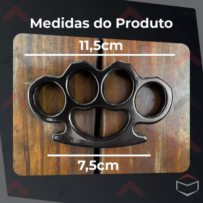 Soco Inglês Militar Cromado dedo de tigre Defesa Pessoal Tático Em Aço Resistente Lindo presente