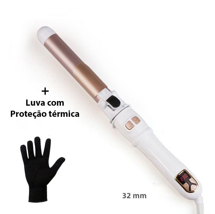 Modelador de Cachos Rotativo Skin Care™ Lançamento 2024 (Bivolt 110-240v)