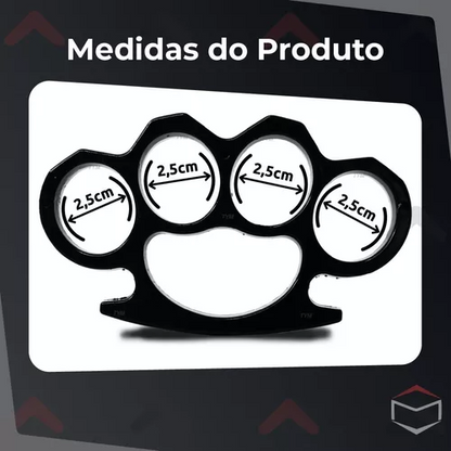 Soco Inglês Militar Cromado dedo de tigre Defesa Pessoal Tático Em Aço Resistente Lindo presente