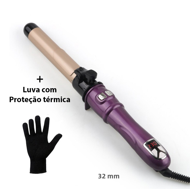 Modelador de Cachos Rotativo Skin Care™ Lançamento 2024 (Bivolt 110-240v)