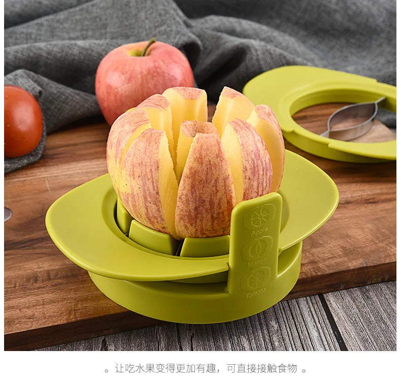 Power Slicer Cortador e Fatiador de Maça, Pera, Manga e Legumes Aço Inoxidável 2024