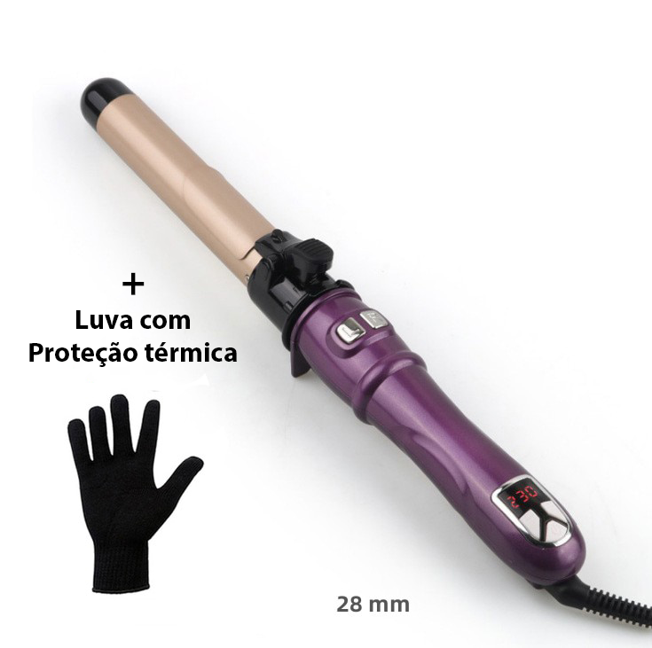 Modelador de Cachos Rotativo Skin Care™ Lançamento 2024 (Bivolt 110-240v)