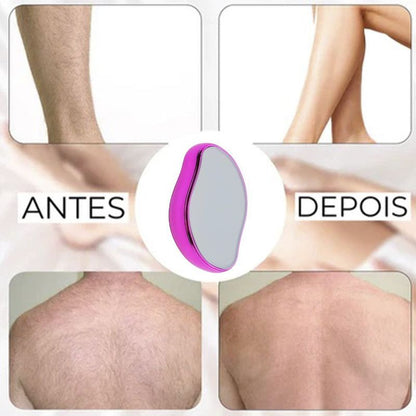 PEDRA DEPILADORA CRISTAL Clean ESFOLIANTE REUTILIZAVEL ROSTO, PELE, BRAÇOS, PERNAS,AXILAS