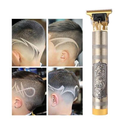 Máquina de Barba e Cabelo Profissional - Barber Ouro [Frete Grátis]