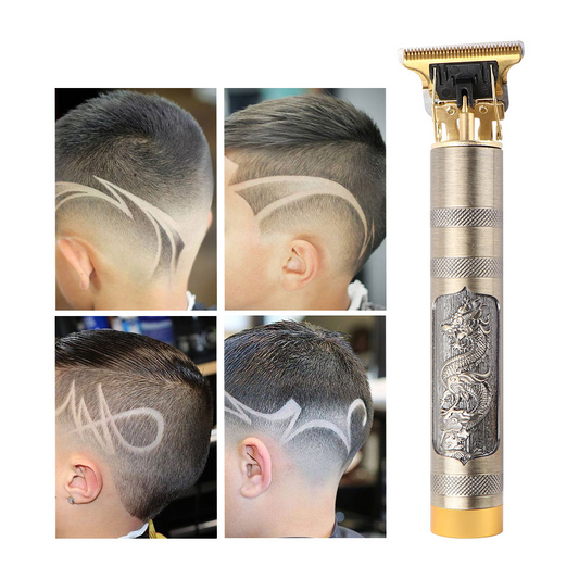 Máquina de Barba e Cabelo Profissional - Barber Ouro [Frete Grátis]