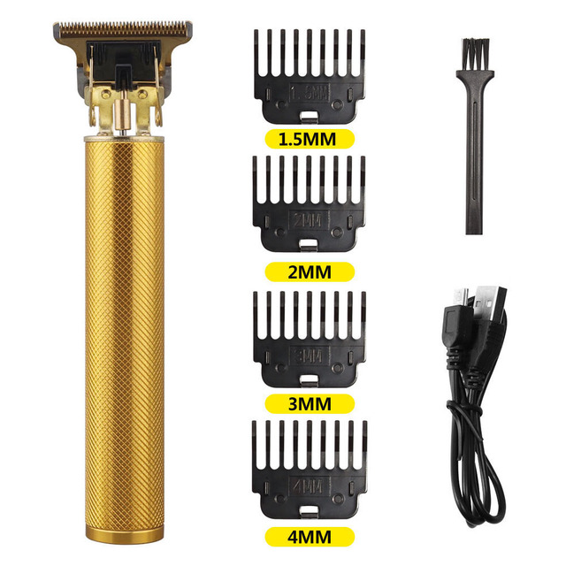 Máquina de Barba e Cabelo Profissional - Barber Ouro [Frete Grátis]