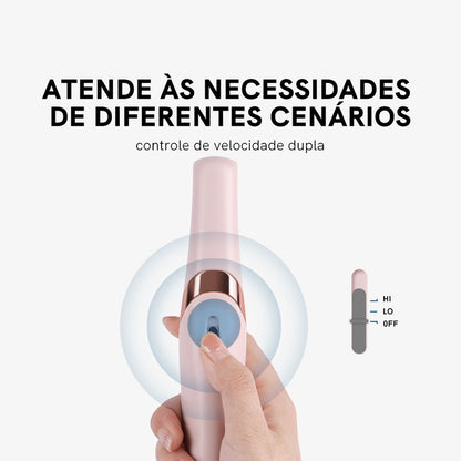 Removedor De Calo dos Pés e Rachadura com Lixa Elétrica, bateria interna recarregável, Motor Power - "Miss Sally Elegante" [Frete Grátis] - Arte Morumbi