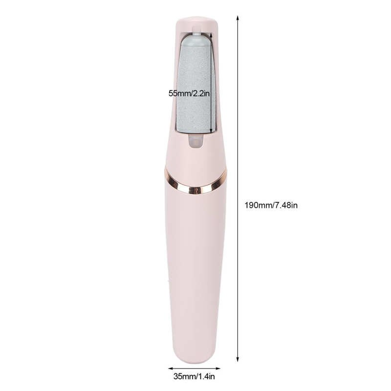 Removedor De Calo dos Pés e Rachadura com Lixa Elétrica, bateria interna recarregável, Motor Power - "Miss Sally Elegante" [Frete Grátis]