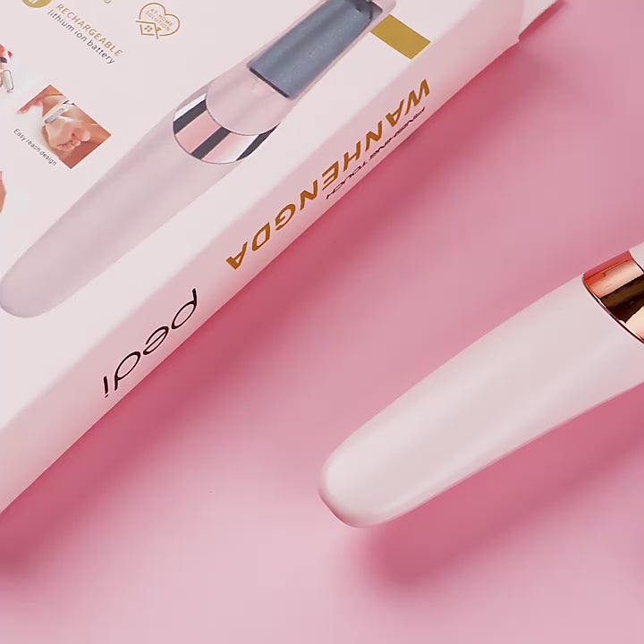 Removedor De Calo dos Pés e Rachadura com Lixa Elétrica, bateria interna recarregável, Motor Power - "Miss Sally Elegante" [Frete Grátis] - Arte Morumbi