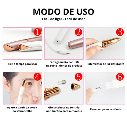 Excelente Caneta Depiladora Elétrica Skin Care™ Lançamento 2024 - Entrega 5 dias úteis