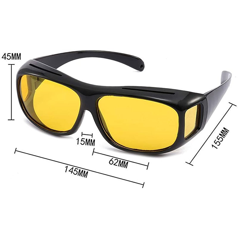Óculos Clear Driver™ - Dirija A Noite Com Segurança & Conforto - Tamanho Único - Arte Morumbi